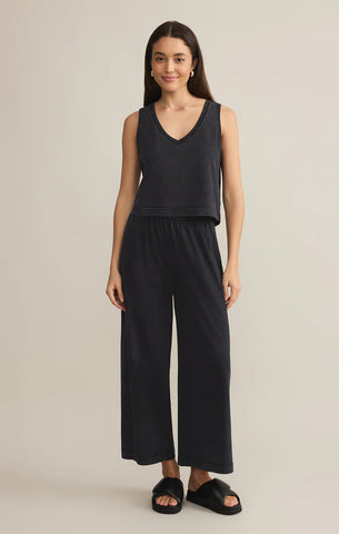 Z SUPPLY SCOUT COTTON JERSEY PANT IN ICED COFFEE