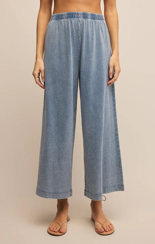 Z SUPPLY SCOUT COTTON JERSEY PANT IN ICED COFFEE