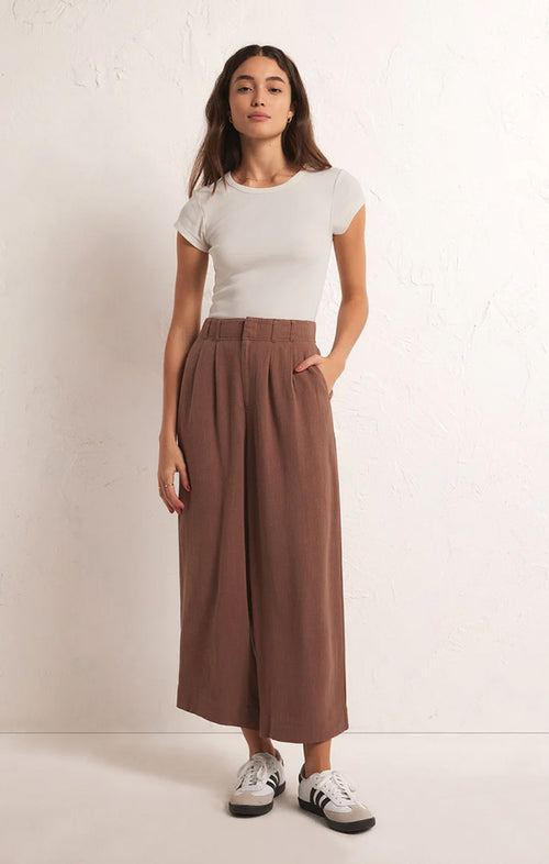 Z SUPPLY FARAH PANT IN WHIPPED MOCHA