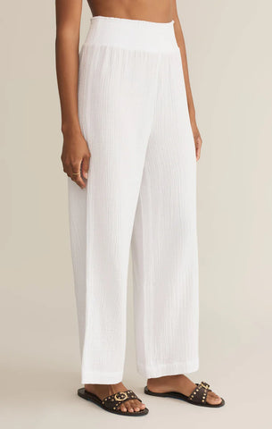 Z SUPPLY SCOUT COTTON JERSEY PANT IN ICED COFFEE