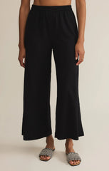 Z SUPPLY SCOUT TEXTURED SLUB PANT IN BLACK