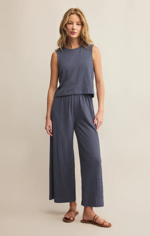 Z SUPPLY SCOUT TEXTURED SLUB PANT IN WORN BLUE
