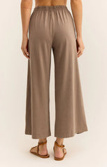 Z SUPPLY SCOUT COTTON JERSEY PANT IN ICED COFFEE
