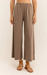 Z SUPPLY SCOUT COTTON JERSEY PANT IN ICED COFFEE
