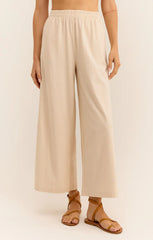 Z SUPPLY SCOUT COTTON JERSEY PANT IN SANDSHELL