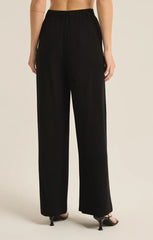 Z SUPPLY MICAH LINEN PANT IN BLACK