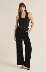 Z SUPPLY MICAH LINEN PANT IN BLACK