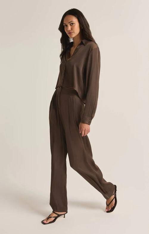 Z SUPPLY LISSE WIDE LEG PANT