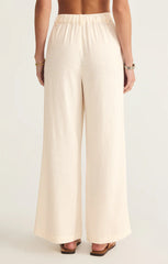 Z SUPPLY VISTA LINEN PANT IN SEA SALT