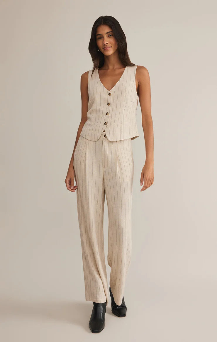 BENNETT PINSTRIPE PANT