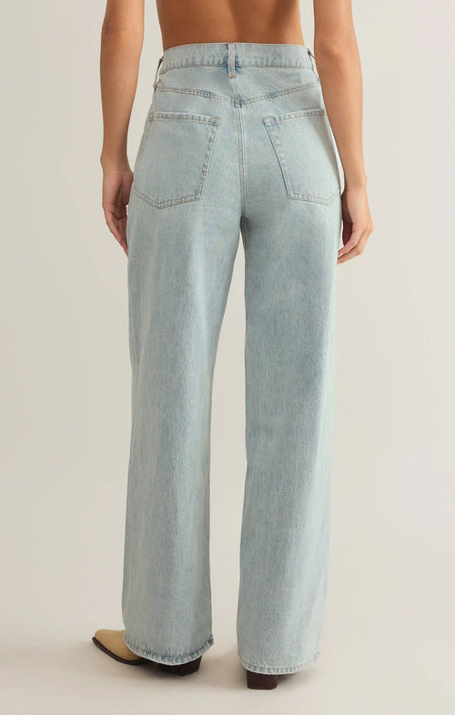 Z SUPPLY LOU DENIM PANT IN FADED INDIGO
