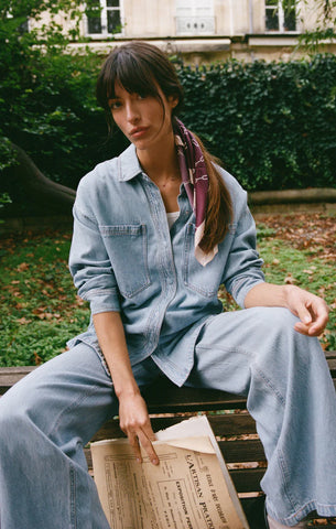 Z SUPPLY SCOUT COTTON JERSEY PANT IN ICED COFFEE