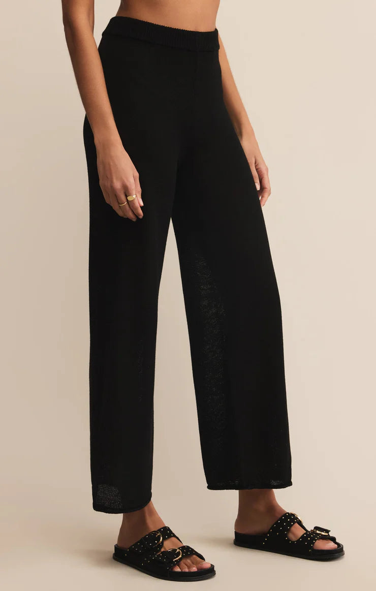 WANDERLUST SWEATER PANT IN BLACK
