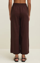 SCOUT LINEN PANT IN CHOCOLATE CHERRY