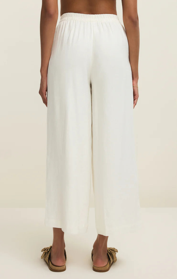 SCOUT LINEN PANT IN WHITE