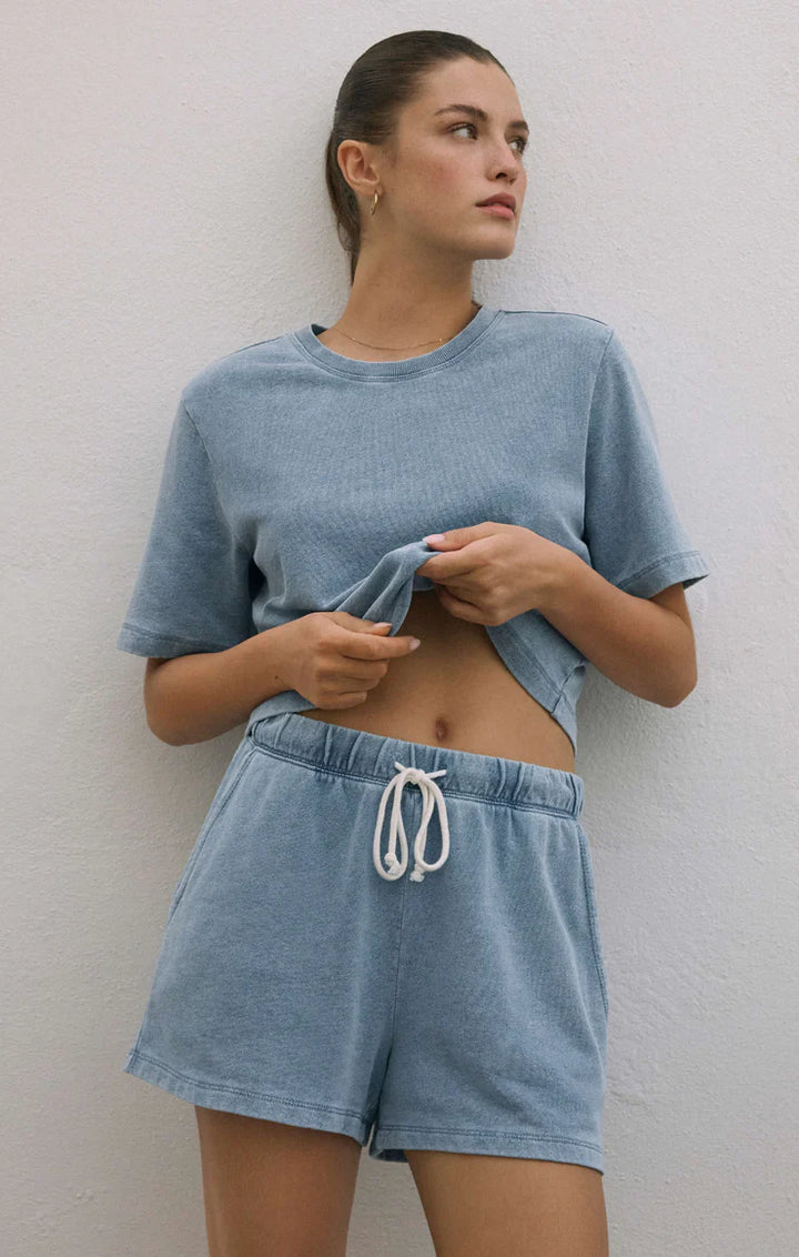 HUNTER KNIT DENIM SHORT