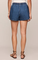 DAYCATION DENIM UTILITY SHORT