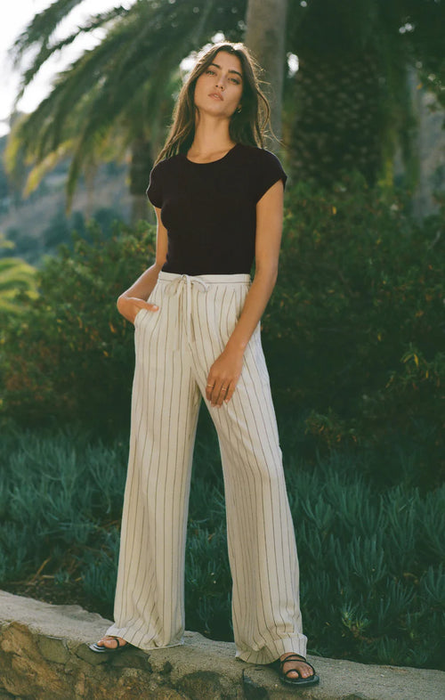 Z SUPPLY CORTEZ LINEN PINSTRIPE PANT