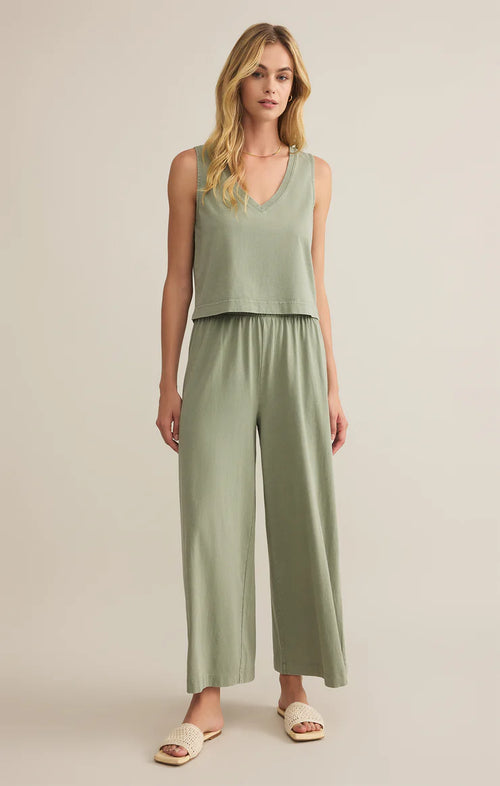 Z SUPPLY SCOUT JERSEY PANT IN AVOCADO