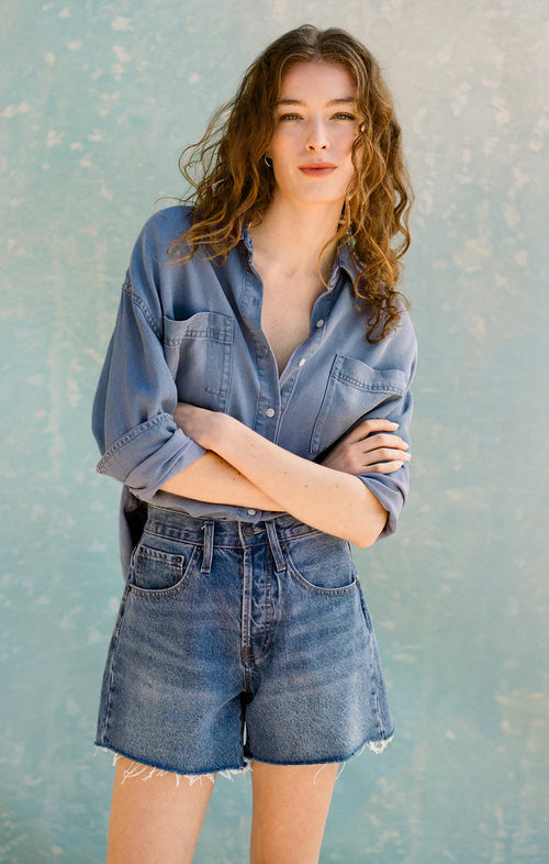 Z SUPPLY COLBIE CHAMBRAY TOP