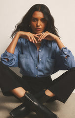 Z SUPPLY COLBIE CHAMBRAY TOP