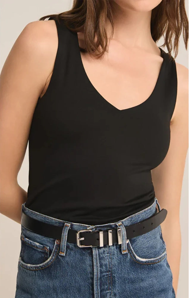 AVALA V-NECK SO SMOOTH TOP