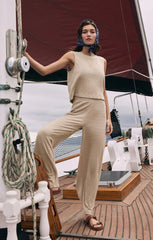 Z SUPPLY SCOUT TEXTURED SLUB PANT IN PARCHMENT