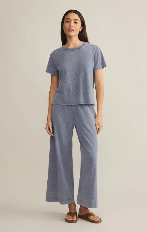 Z SUPPLY GO TO JERSEY DENIM TEE