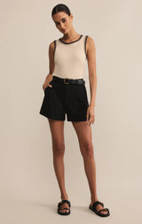 SOCIAL WHIPSTITCH TANK IN CRYSTAL