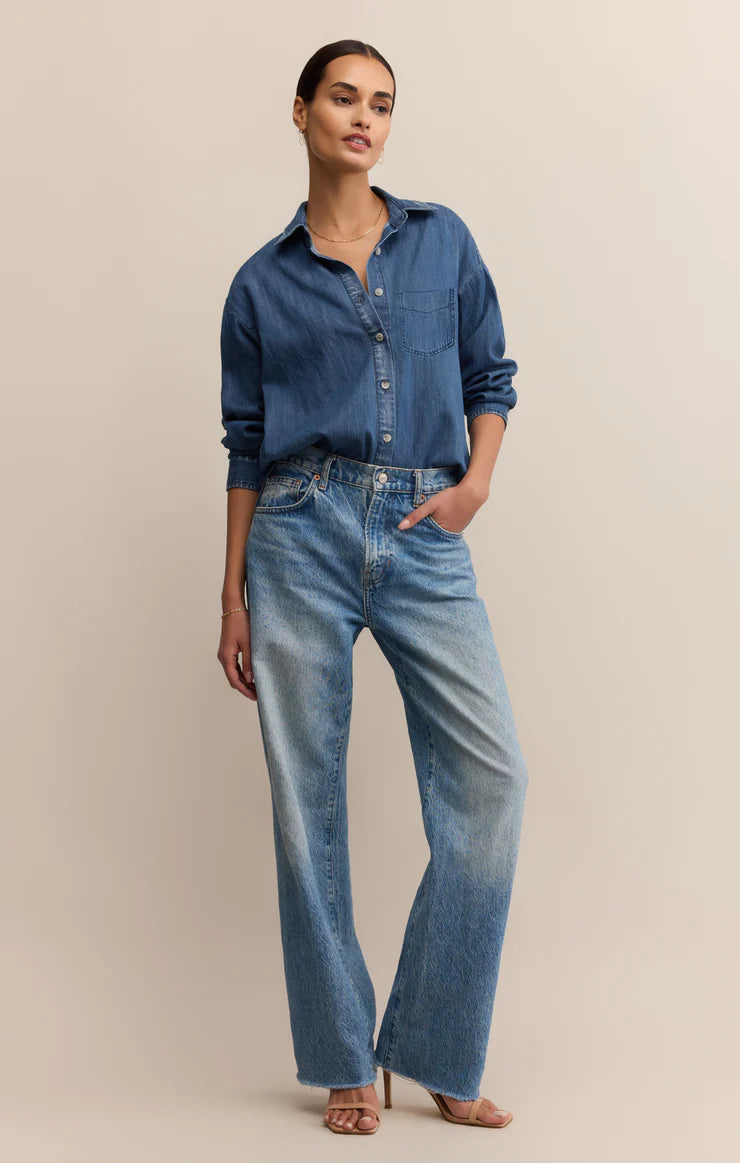 ATWOOD LIGHTWEIGHT DENIM BUTTON UP