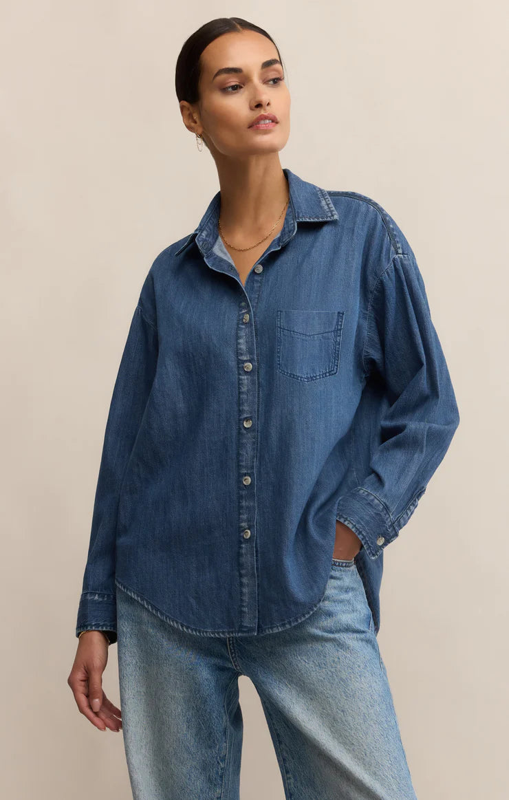 ATWOOD LIGHTWEIGHT DENIM BUTTON UP