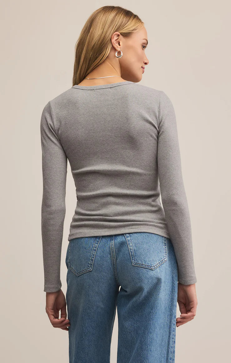 STELLA MODAL RIB HENLEY