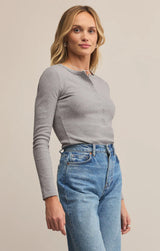 STELLA MODAL RIB HENLEY