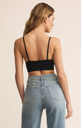 KENDRA SO SMOOTH BRALETTE IN BLACK