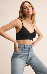 KENDRA SO SMOOTH BRALETTE IN BLACK