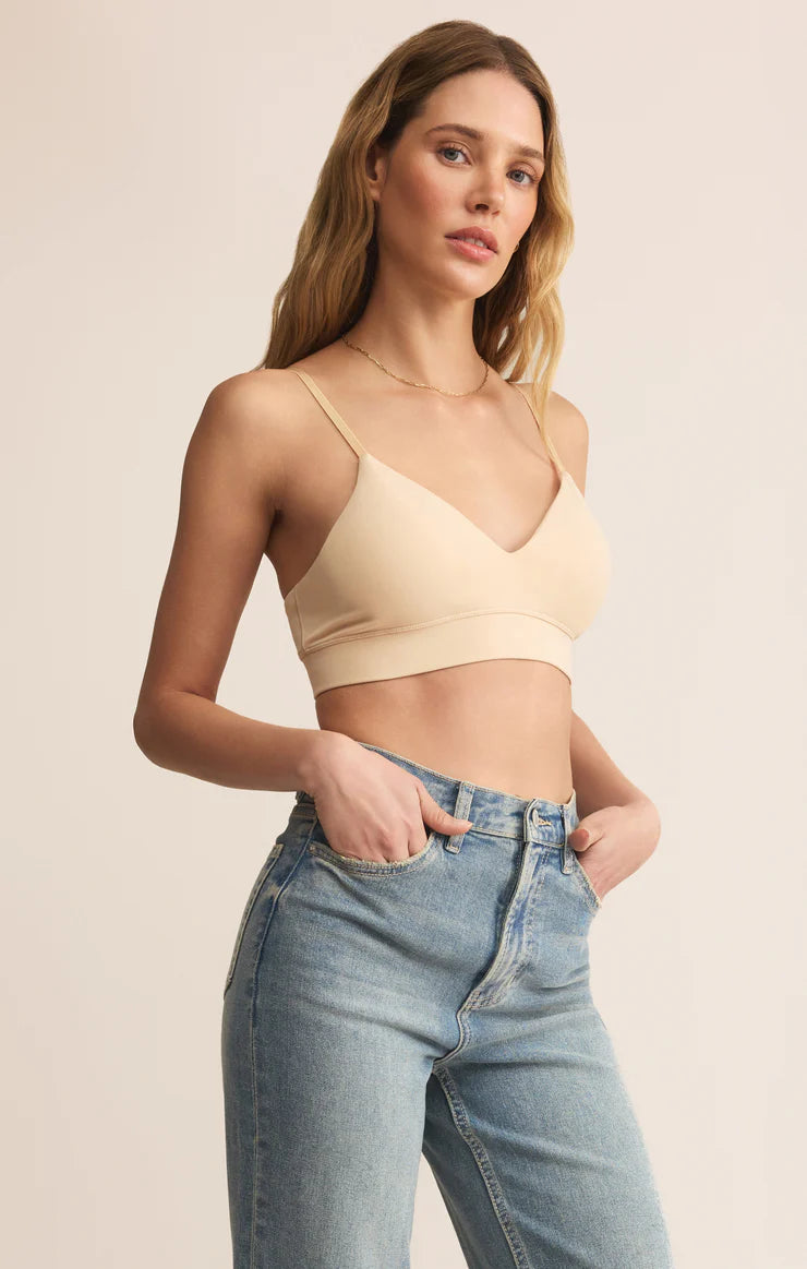 KENDRA SO SMOOTH BRALETTE IN NATURAL TAN