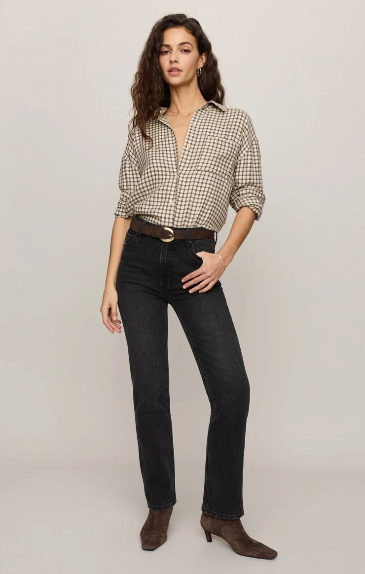 River Plaid Button Up