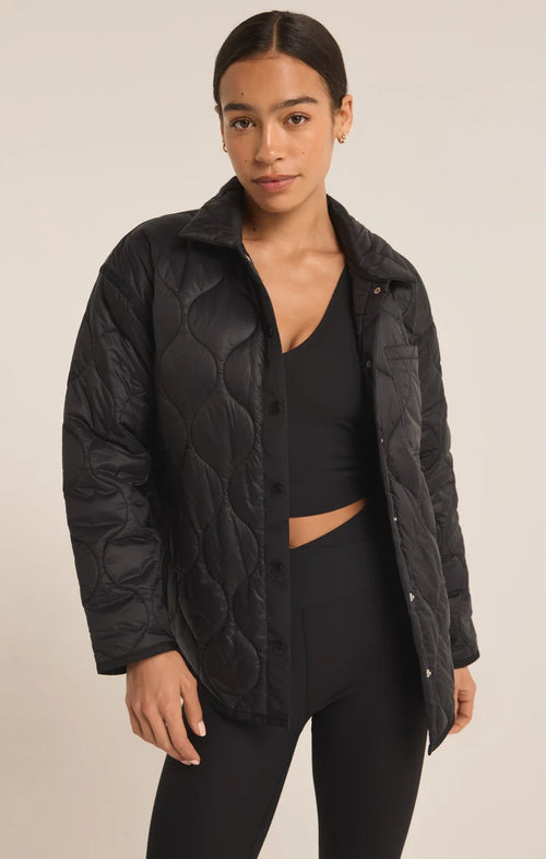 Z SUPPLY TIME IS NOW QUILTED JACKET