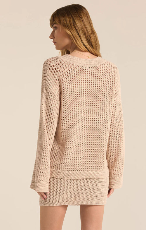 Z SUPPLY KIAMI CROCHET SWEATER