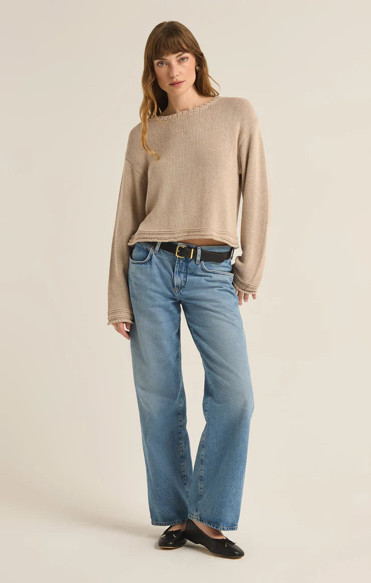 Z SUPPLY EMERSON CROPPED SWEATER