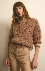 Z SUPPLY CASSIAN SWEATER IN BURRO
