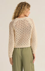Z SUPPLY CASSIAN SWEATER IN SEA SALT
