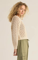 Z SUPPLY CASSIAN SWEATER IN SEA SALT