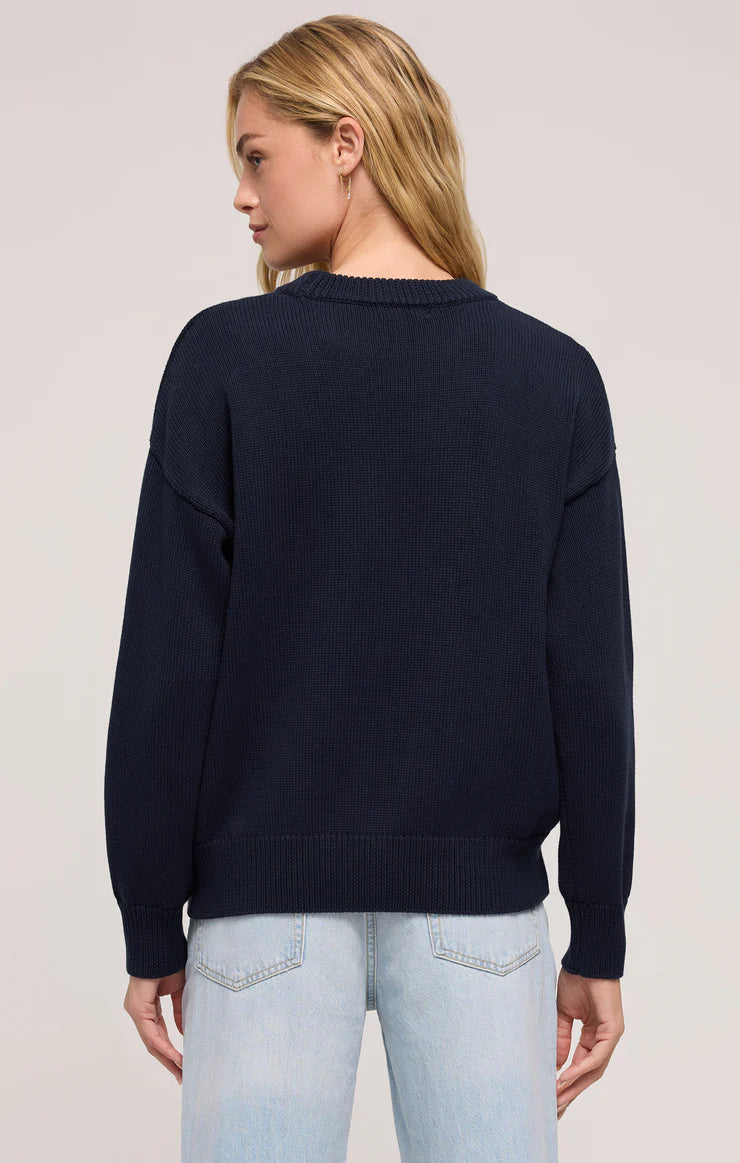 Z SUPPLY BEACH BOYFRIEND SWEATER