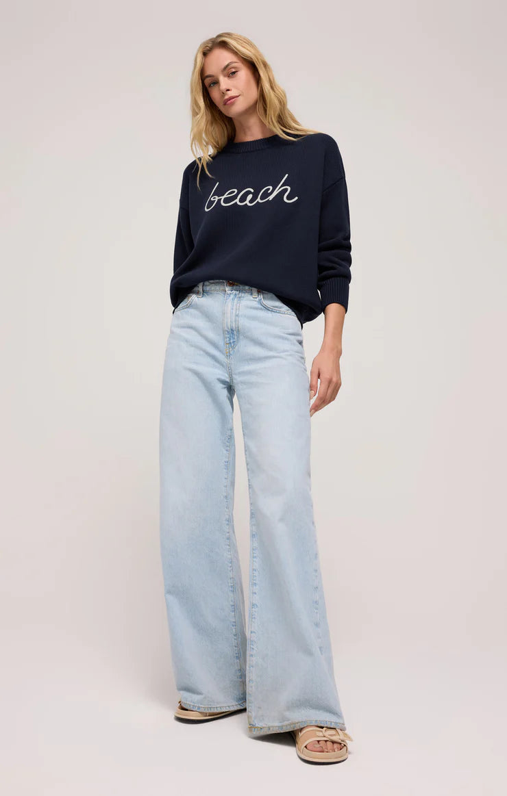 Z SUPPLY BEACH BOYFRIEND SWEATER