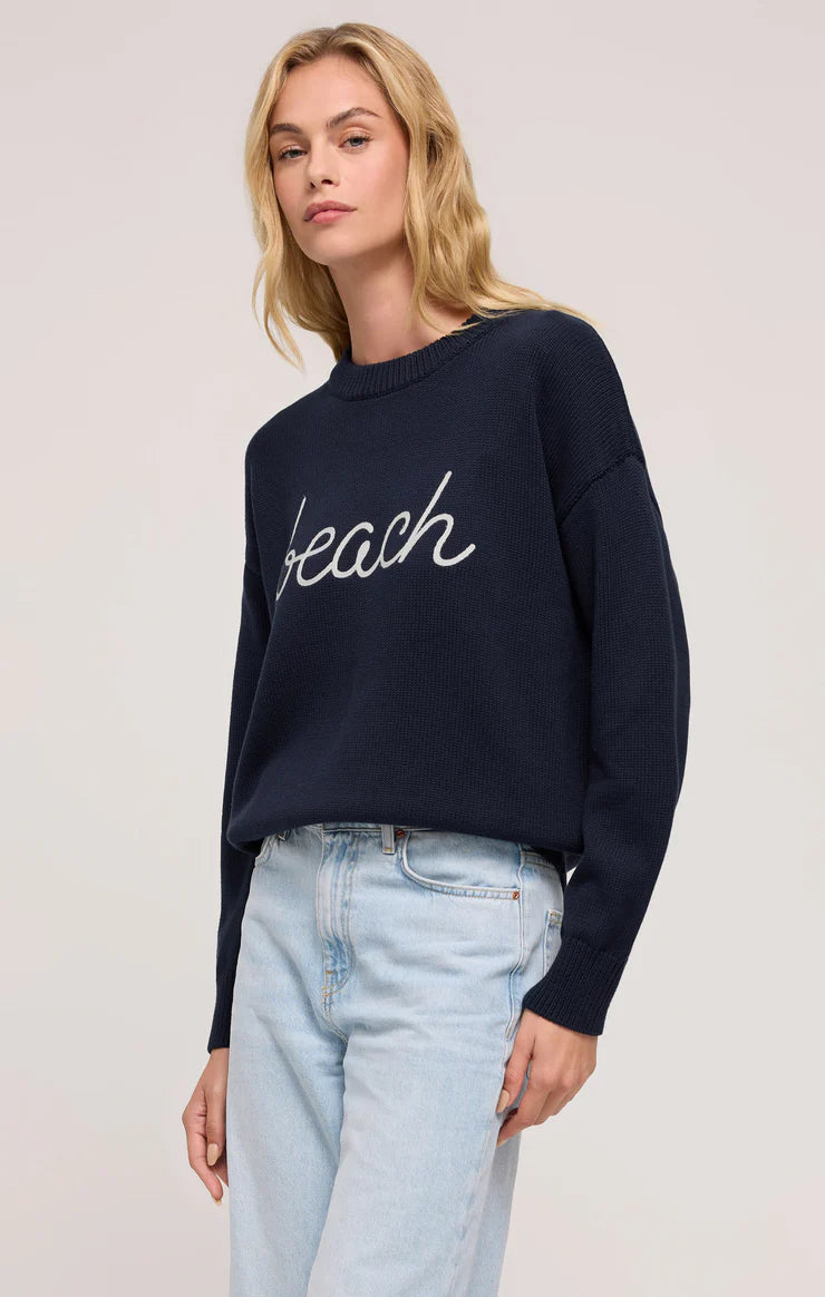Z SUPPLY BEACH BOYFRIEND SWEATER