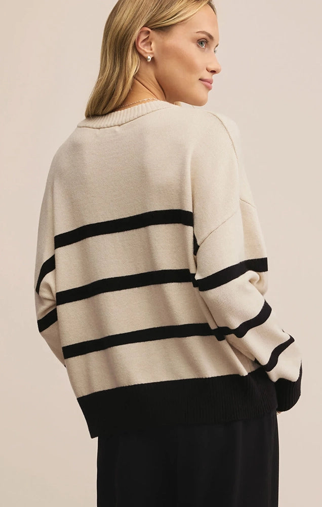 JORDANE STRIPED SWEATER