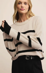 JORDANE STRIPED SWEATER
