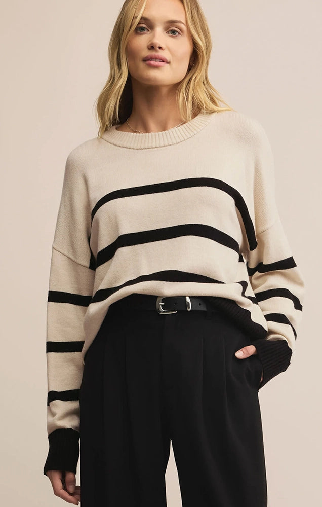 JORDANE STRIPED SWEATER