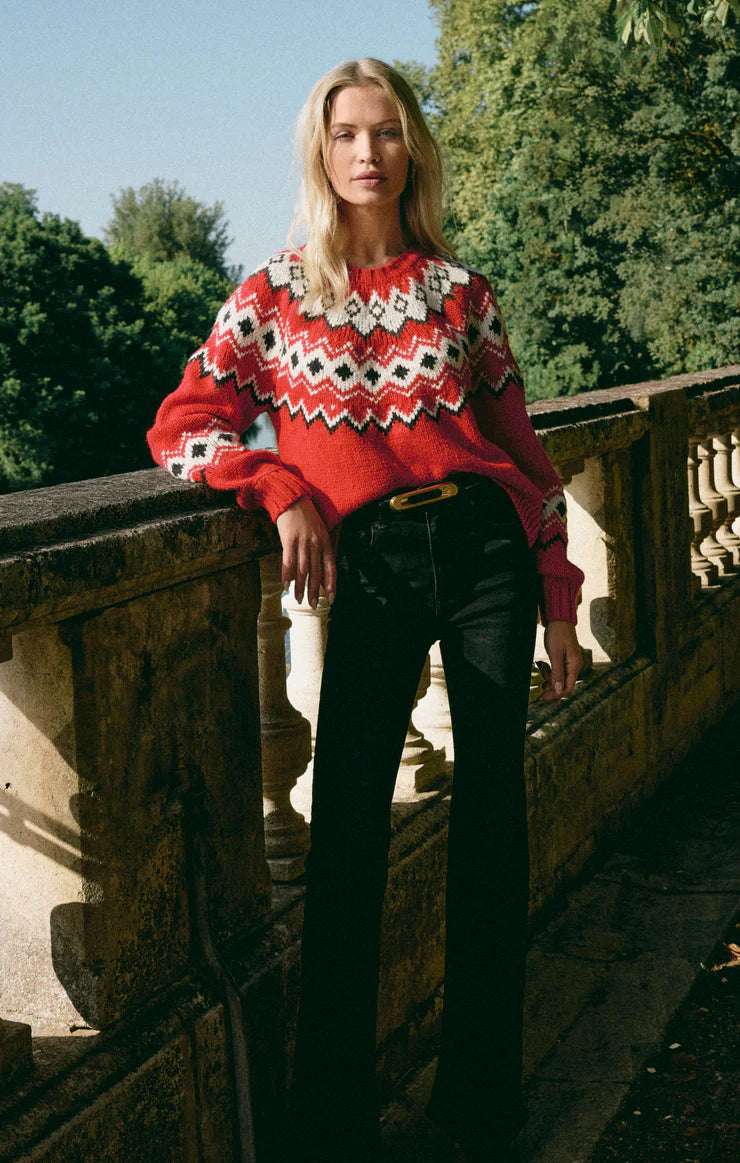 ADORNMENT FAIR ISLE SWEATER